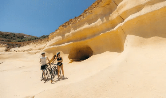 Hop on the saddle and cycle off to explore the island’s hidden corners (Picture: VisitMalta)