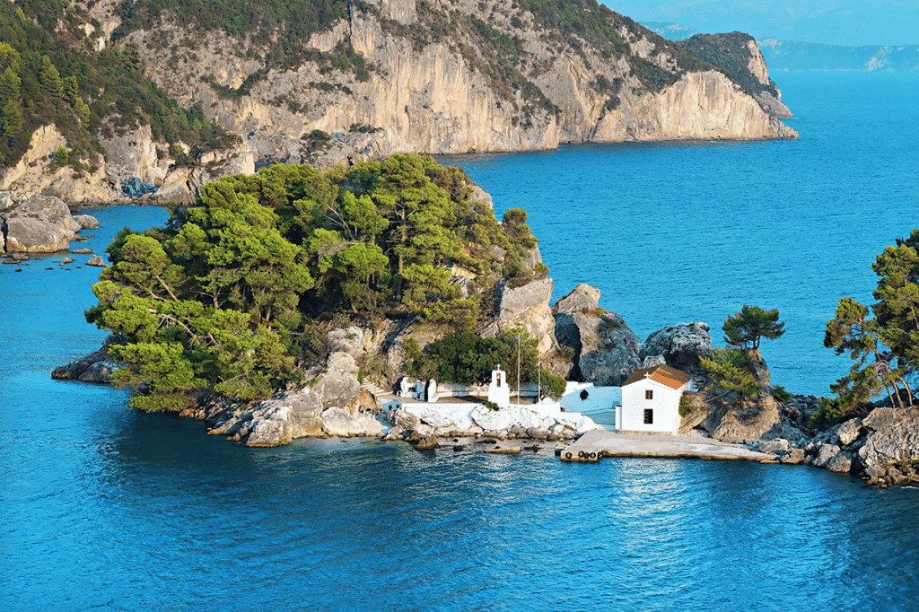 The beautiful Parga village with traditional houses next to the sea in Preveza, Greece.Credit: Alamy