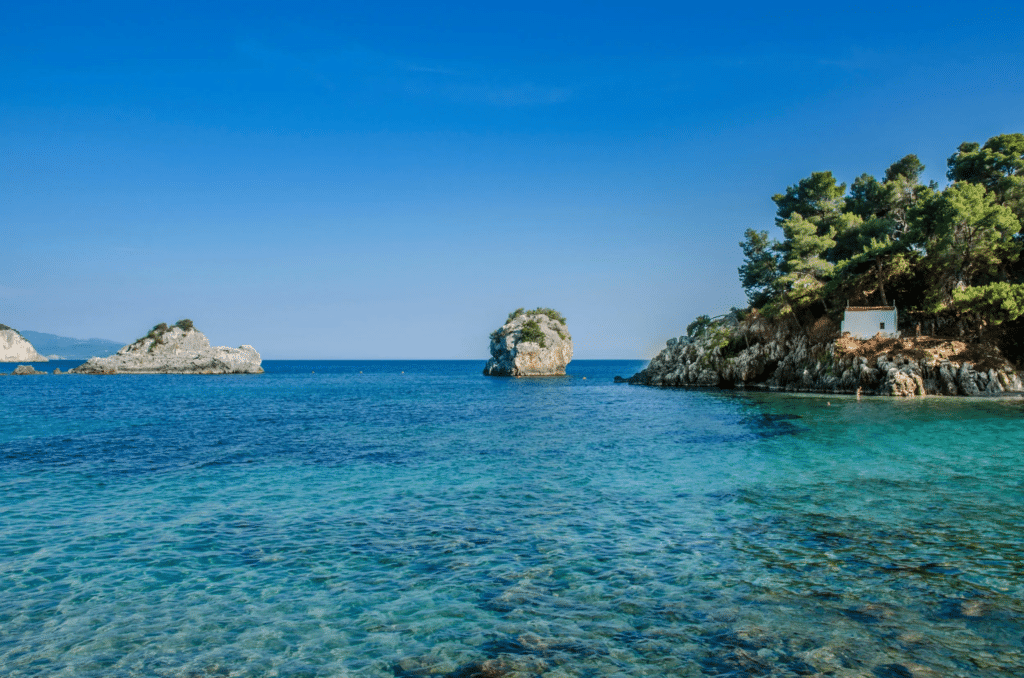 The breathtaking Ionian Sea in Preveza, Epirus, Greece Credit: Alamy