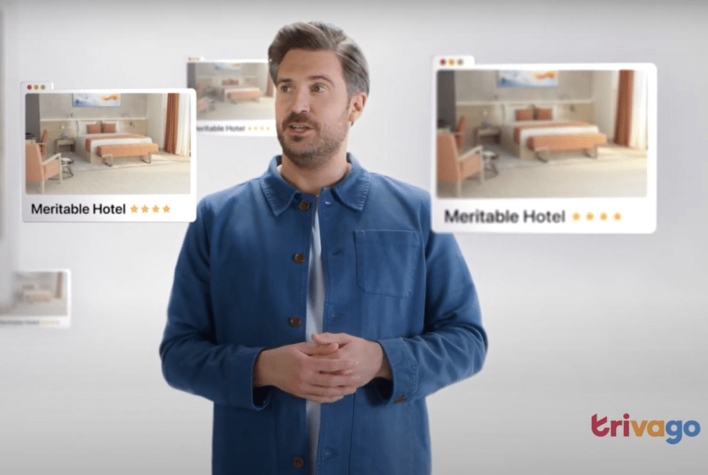 Trivago Ad Campaign Has Just 1 Actor and Uses AI - Dealzflight