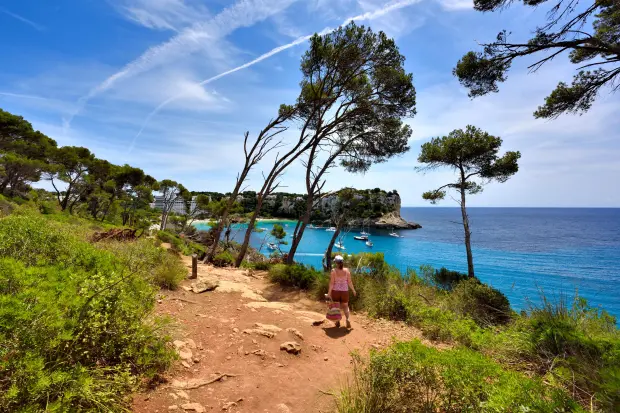 The trail has some breathtaking views of the coastline